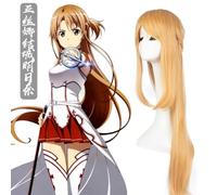 Swords Arts Yuuki Asuna Capelli sintetici Anime Cosplay Parrucca Parrucche sintetiche Ragazza Donna Uomo Parrucche