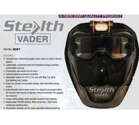 SWP Invisibile Vader Occhiali Vero Colore Saldatura Maschera Con Luce LED