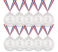 Swpeet 10 medaglie vincitrici, medaglie Premio d'Argento, medaglie del Secondo Premio con Nastro per Il Collo, premi medaglie di Stile Olimpico per concorsi, Decorazioni per Feste, api ortografiche