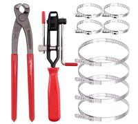 Swpeet 10 pinze per orecchie con kit di morsetti per bagagliaio CV e kit di morsetti per il bagagliaio per la maggior parte delle auto