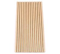 Swpeet 15 barre rotonde in ottone massiccio per tornio, diametro 3 mm, lunghezza 100 mm, perfette per vari alberi, assi in miniatura, modellini di aerei, modellini di navi, modellini di auto