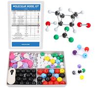 swpeet 178 Pcs Kit Modello per Inorganico & Molecolare Organico Modello Molecolare Insegnante e Student Kit - 69 Atomi & 30 orbitals & 78 Links & 1 Breve Link Remover Strumento - Scienza Giocattoli