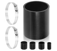 Swpeet 3 pezzi 2,5 pollici - 63mm 4 strati rinforzato tubo in silicone dritto con 59-82mm 304 in acciaio inox t - bullone tubo clip Kit auto silicone tubo per Turbo aspirazione Intercooler
