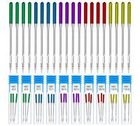 Swpeet 30 aghi universali per macchina da cucire, 5 colori, a punta regolare, aghi universali per macchina da cucire, perfetti per ricamo, riparazione di tessuti, fai da te e artigianato