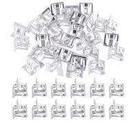 Swpeet 30 pezzi clip a U per auto da 11mm in metallo, clip a molla per pannelli di rivestimento, kit di clip universali per modanature, clip per fissaggio carrozzeria per cruscotto e rivestimento