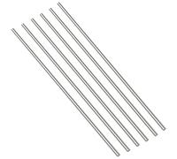 Swpeet 6 pezzi 1/10 di pollice in alluminio solido tondo tornio Bar Stock Kit, diametro 3 mm lunghezza 300 mm, perfetto per vari alberi, asse in miniatura, modello aereo, (3 mm × 300 mm)