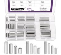 Swpeet Kit assortito di perni cilindrici per mensole, 60 pezzi, M6 M8 M10, in acciaio inox 304, elementi di fissaggio per manutenzione e collegamento (con scatola di immagazzinaggio)