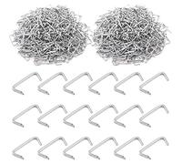 Swpeet Kit di 1000 anelli di maiale zincati da 1,9 cm, kit di installazione professionale per tappezzeria, anelli di maiale, kit di installazione per ammortizzatori elastici, corde, gabbie per animali