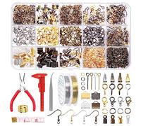 Swpeet Kit di 1468 Pezzi per la Creazione di Gioielli Con Strumenti, Fili in 2 Colori, Pinze e 40 Stili di Risultati