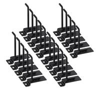 Swpeet Kit di 20 ganci per dogati resistenti da 10,2 cm, accessori per dogate e pannelli dogati, ganci per pannelli dogati, per garage, organizzazione a doghe da parete, per display per vendita