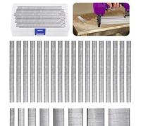 Swpeet Kit di 5000 Chiodi Brad Multi-Lunghezza F10-2/5 Pollici, Chiodi da Finitura Diritti Galvanizzati, Chiodi per Pistola e Piccoli Chiodi da Finitura per Pistola Brad - Diverse Taglie Disponibili