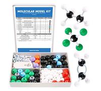 Swpeet - Kit per studenti e insegnanti, modello molecolare, chimica organica, modello molecolare, per studenti e insegnanti, 76 atomi e 102 maglie e 1 strumento di rimozione dei collegamenti