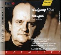 SWR Vokalensemble Stuttgar Tutuguri Poeme Danse for Speaker Choir & Lge Orc (CD)