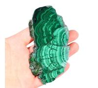 SWRVVMJDTN Irregular Malachite Polished Slices Rough Crystal Gemstones Stones for Tumbling, Rough Gemstone for Jewelry Making,400~500g