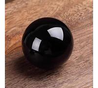 SWRVVMJDTN Obsidian Crystal Ball Ornaments Black Crystal Ball Five Elements Belonging to Water Bedroom Living Room Porch Home,Black,40mm