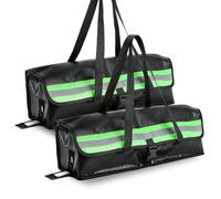 SWTHM Borsa per batteria elettrica della bici, confezione da 2 custodie | Borsa impermeabile a 8 strati per batteria elettrica con porta di ricarica e striscia riflettente, 51 x 16 x 16 cm