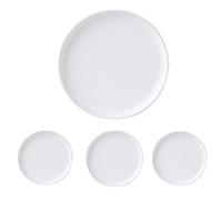 Swuut Piatti per aperitivi in ceramica opaca da 15,2 cm, set di 4 piatti da dessert mini adatti a microonde e forno, piatti per snack, pane, burro, dessert, torta, torta