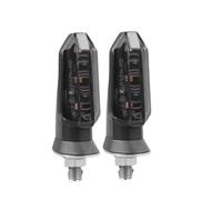 SWVYDC Faro per moto Adatto per Honda CBR500R CBR650R CRF250L Rebel 500 Indicatore di direzione per moto Lampada impermeabile 12V Luce notturna per motocicletta(2 x Smoke Lens)