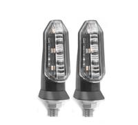 SWVYDC Faro per moto Adatto per Honda CBR500R CBR650R CRF250L Rebel 500 Indicatore di direzione per moto Lampada impermeabile 12V Luce notturna per motocicletta(2 Transparent Lens)