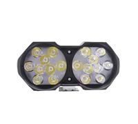 SWVYDC Faro per moto Faro anteriore a LED per motocicletta elettrica da 12 V-80 V, lampada per triciclo luminosa, accessorio per bicicletta 9/16/18/21 Luce notturna per motocicletta(18LED-1PC)