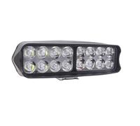 SWVYDC Faro per moto Faro anteriore a LED per motocicletta elettrica da 12 V-80 V, lampada per triciclo luminosa, accessorio per bicicletta 9/16/18/21 Luce notturna per motocicletta(16LED-1PC)