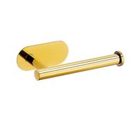 SWVYDC Maniglione da Bagno Portasciugamani in Acciaio Inox Senza Foratura, Portarotolo, Anello Portasciugamani Autoadesivo, Set di Accessori per Il Bagno(Gold Paper Holder)