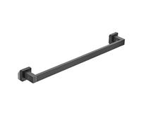 SWVYDC Maniglione da Bagno Portasciugamani Nero Portasciugamani Mensola Senza Foratura WC Spazio WC Alluminio Accessori per Il Bagno Pendente