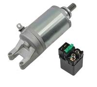 SWVYDC Motorino d'avviamento Elettrico Adatto per Kawasaki Ninja ZX6R ZX600 1998-2002 ZZR600 ZZ-R600 2005-2008 21163-1304 Set relè motorino di avviamento