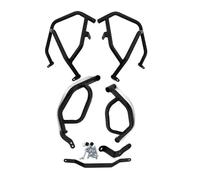 SWVYDC Paramotore Tubolare Misura per VOGE Valico DS525X 525DSX DSX525 DSX 525 Highway Engine Guard Crash Bar Telaio Paraurti Carenatura Protector Bar Paraurti Barra Protezione(Black Full Set)