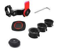 SWVYDC Supporto Telefono Bici Supporto per Telefono per Moto Anti-Vibrazione, Ammortizzatore, Supporto per Telefono, smorzatore di Vibrazioni, autobloccante, Montaggio su Manubrio(Set F)