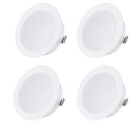 Swwet-Led Set di 3 Faretti led da incasso per mobili, 230V, 3,5 W, IP44 G4, 21mm ultra piatti Faretti LED da Incasso, 3000 K, Bianco Caldo, per cappa da cucina, bagno, faretto da incasso