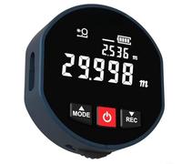 SWX30A - Misuratore di distanza digitale per cerchi e misurazioni, portata 99,999 m, 1 cm + precisione D*3/1000, retro magnetico, ricaricabile tramite USB-C, 1 pezzo