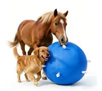 SWYIVY Copertura per palla da pastore senza cerniera da 63 cm, con cinghie, per cani e cavalli, resistente e impermeabile, in tessuto Oxford, doppia cucitura, autosigillante, blu