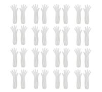 SWYSGS Guanti Usa e Getta per Inseminazione,Guanti Monouso a Braccio Lungo,Guanti Monouso Trasparenti,Guanti Lunghi in Plastica Veterinaria,Guanti Lunghi Usa e Getta in Plastica,Lettini per Dita,20pcs