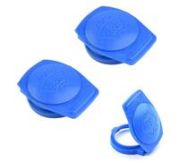 SWYZOR Tappo del Liquido Tergicristalli Auto,2 Pezzi Tappo per Serbatoio del Liquido Lavacristalli, per Vw, Audi, Skoda, Seat, Porsche 3Q0955455 (Blu)