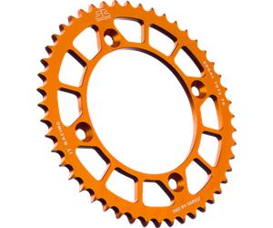 SX 85 / TC 85 / MC 85 - Corona In Alluminio Arancione 46 Denti / JTA895.46ORG