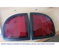 SX+DX CATADIOTTRO MITSUBISHI L200 2005 CATARIFRANGENTE FANALE POSTERIORE