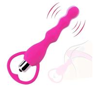 SX02-4 Perle Ovali Rosa, Diverse Dimensioni Delle Perle Ḁnâlé Ṕlūg Ða donna uomo set vìbraňte accìaìô côÐa graňÐì Ðì vôlpê silicone aňal bůtt largê man kit mêtallô vìbrazìonì pìccôlô