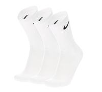 Nike Socks Everyday Ltwt, Calzini Uomo, Bianco (White/Black), S
