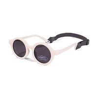 SXBCyan 0-36 Mesi Occhiali da Sole Rotondi Polarizzati for Bambini Paralumi in Gomma Flessibile con Cinturino for Neonati di età Compresa tra 0 E 36 Mesi (Color : Beige)