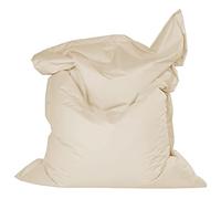 SXBCyan Retangular Piscina Galleggiante Pouf Pouf Copertura No Filler Impermeabile Spiaggia Cuscino sac Salon Divano Letto Chaise Lounge (Color : Beige, Size : 140x180cm-cover)