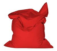 SXBCyan Retangular Piscina Galleggiante Pouf Pouf Copertura No Filler Impermeabile Spiaggia Cuscino sac Salon Divano Letto Chaise Lounge (Color : Red, Size : 140x180cm-cover)