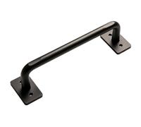 SXBHDM Maniglia per porta scorrevole per fienile resistente, nero opaco, maniglia a forma di U per officina, capanno degli attrezzi, garage, cucina, armadio, cancelli, all'aperto(19.6cm)