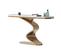 SXDQMX Consolle Ingresso Moderno, Tavolino Ingresso, Angoli Arrotondati Sicuri, Resistente Ai Graffi e All'usura, Adatto per Corridoi o Uffici(120 cm/47 in)