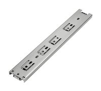 SXDQMX Guide per Cassetti Pesanti capacità di Carico di 45 kg, Guide Lineari Scorrevoli con Montaggio Laterale, Estensione Completa 3 Sezioni, 2 PCS(6x1.8x0.5 in(15x4.5x1.27 cm))