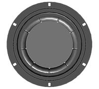 Sxett 6.5/8" diaframma impressionante del corno di gomma e del ferro del radiatore del woofer dell'altoparlante dell'altoparlante basso per i partiti e l'evento