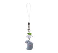 Sxett Ciondolo per telefono a forma di coniglio, adorabile design in peluche, accessorio morbido per cellulare, ideale per donne e studenti, Resina