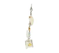 Sxett Elegante ciondolo per telefono con conchiglie tropicali con conchiglie naturali e oceanici ispirano design per un uso versatile, door buckle, Lega