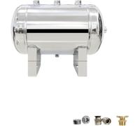 SXEVZOO 0.5L 1L 2L 5L 10L 20L 30L 50L Serbatoio di Accumulo Aria Compressa in Acciaio Inossidabile, Serbatoio Aria ad Alta Pressione con Kit di Montaggio(2.64Gal/10L(33x22x28cm))