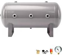 SXEVZOO 50 24 10 5 L Serbatoio di Accumulo Aria Compressa, Kit Serbatoio Aria ad Alta Pressione, Contenitori Orizzontali a Camera d'aria per Pompa Aria & Serbatoio Gas(50L(71x30x39))